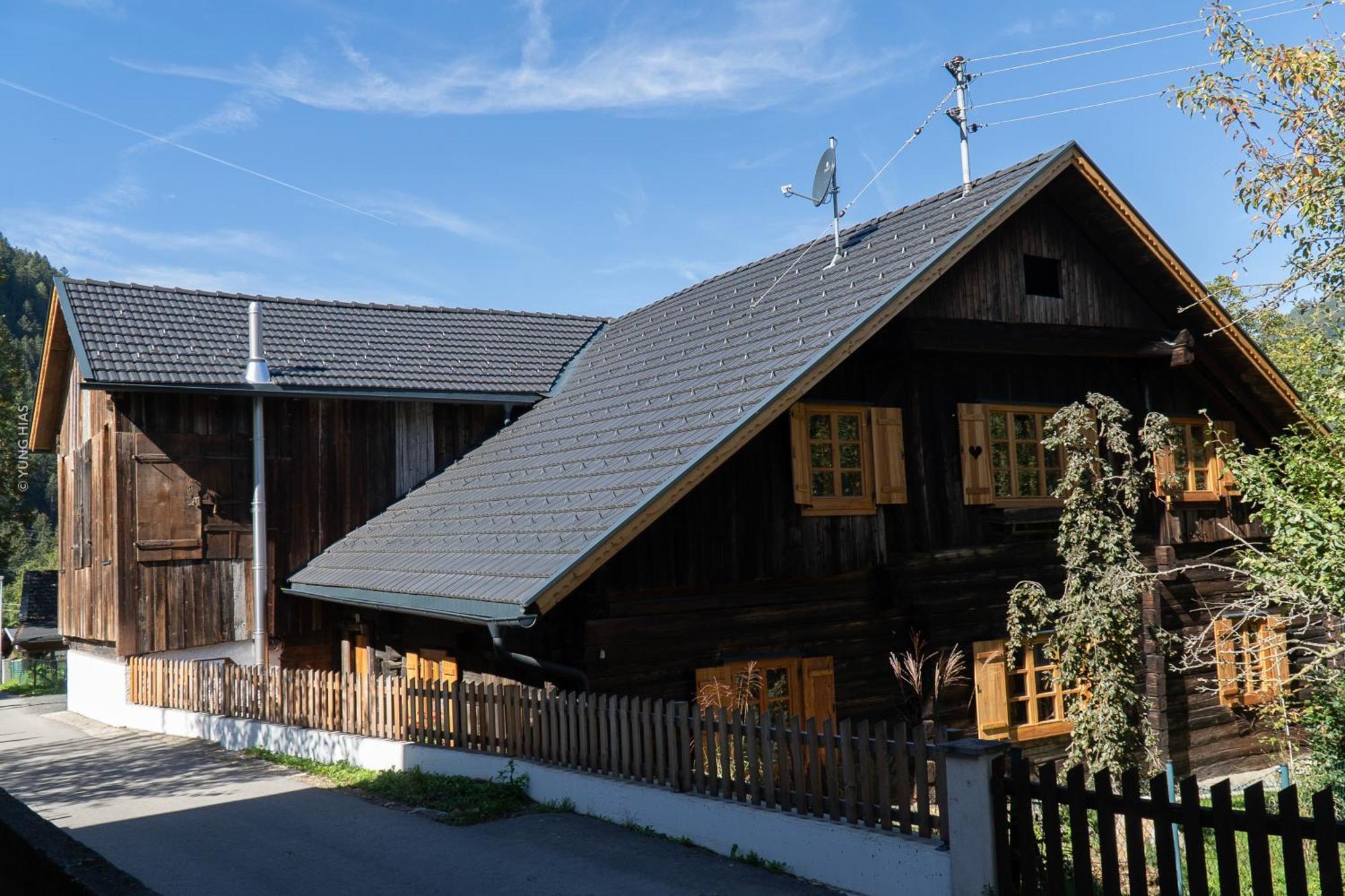 Chalet Schmelz Huette Mit Sauna Und Garten Flattach Extérieur photo